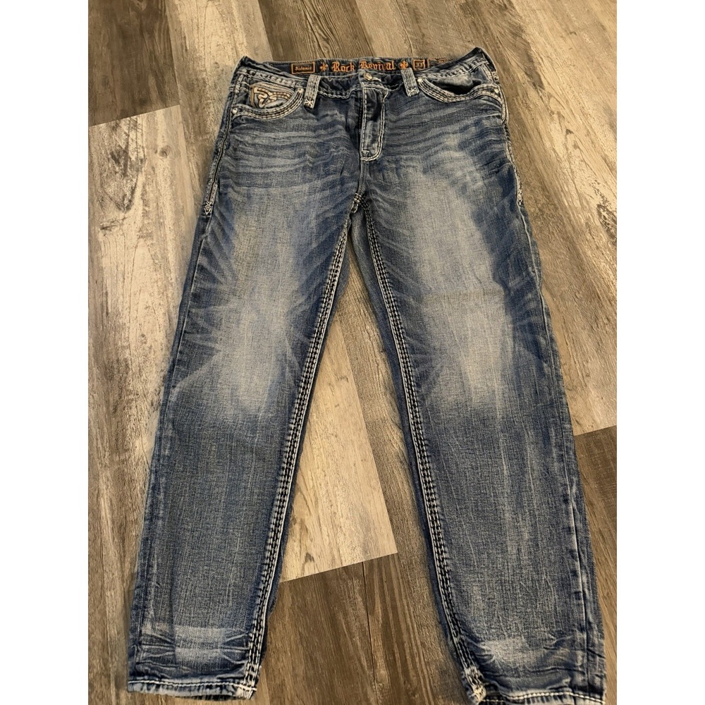 Rock Revival Sidonie Easy Ankle Skinny Size 33 EUC